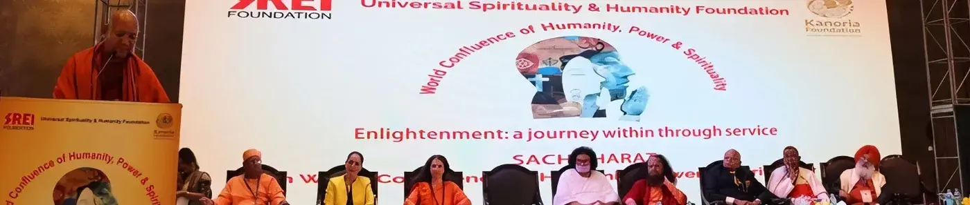 Bhikkhu Sanghasena 10th World Confluence of Humanity Power & Spirituality in Kolkata